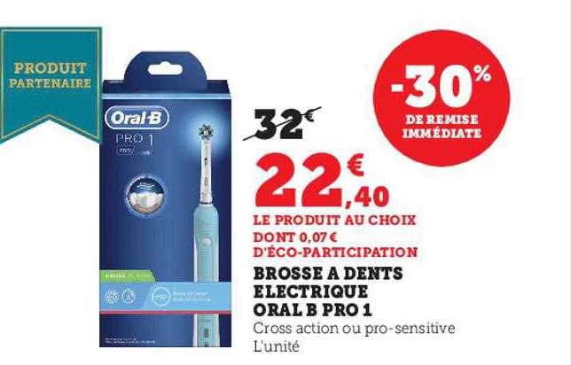 brosse à dents électrique oral b pro 1