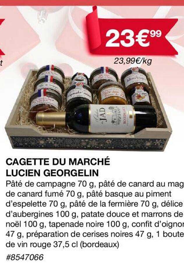 cagette du marché lucien georgelin