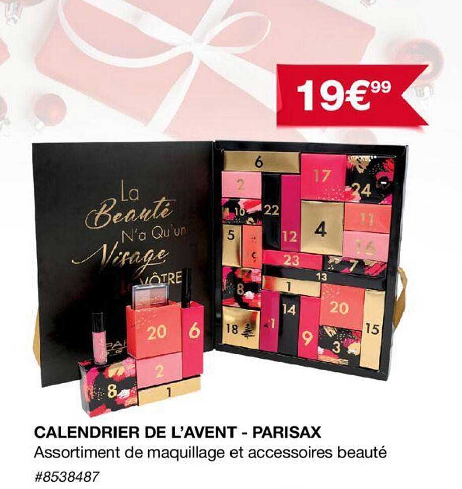 calendrier de l'avent - parisax