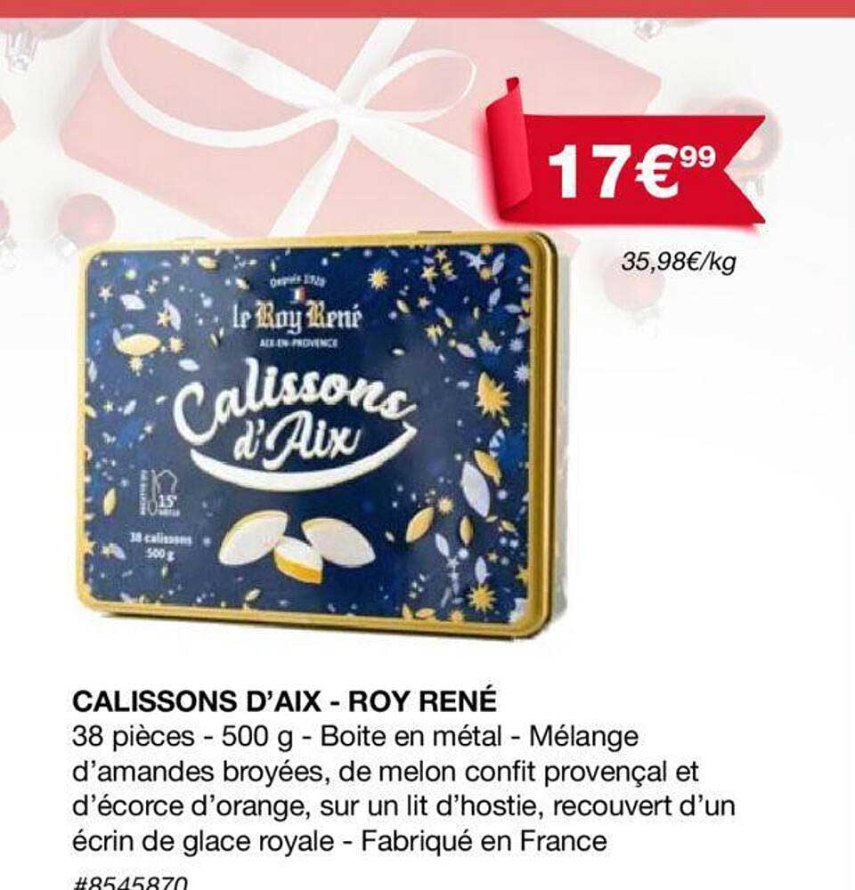 calissons d'aix - roy rené