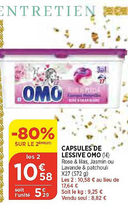 Capsules De Lessive Omo