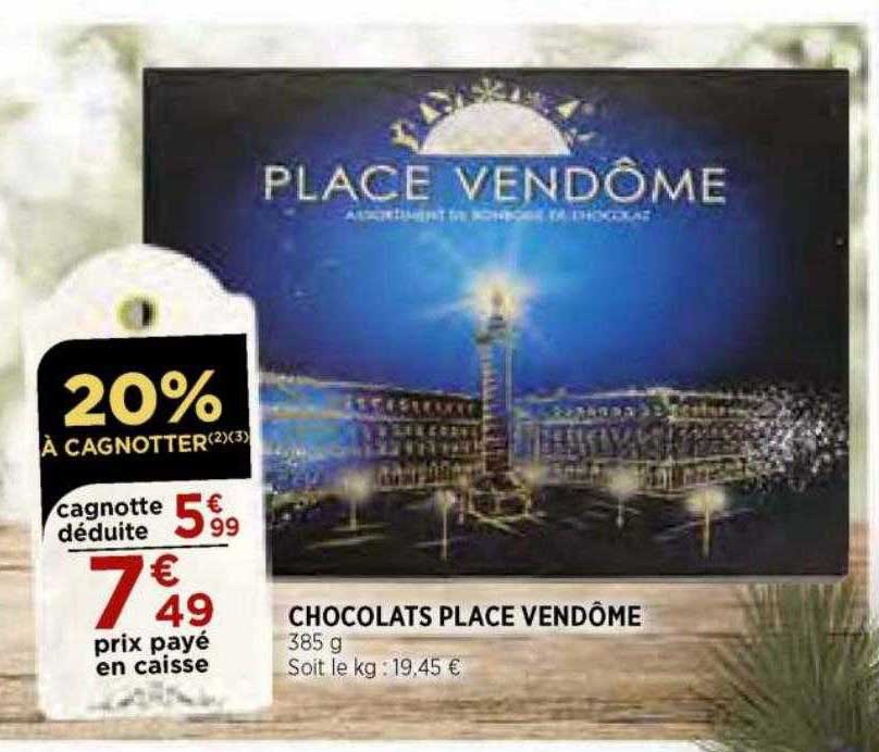 chocolats place vendôme