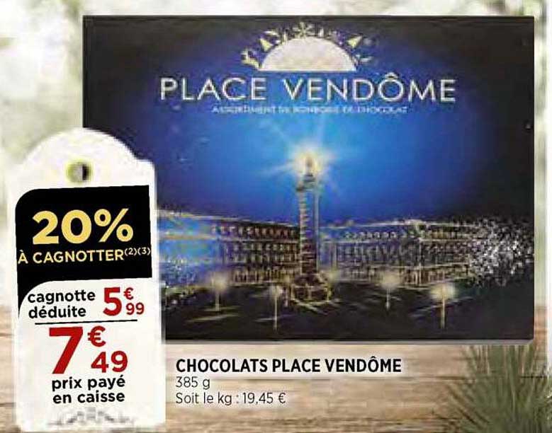 chocolats place vendôme