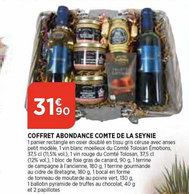 Coffret Abondance Comte De La Seynie