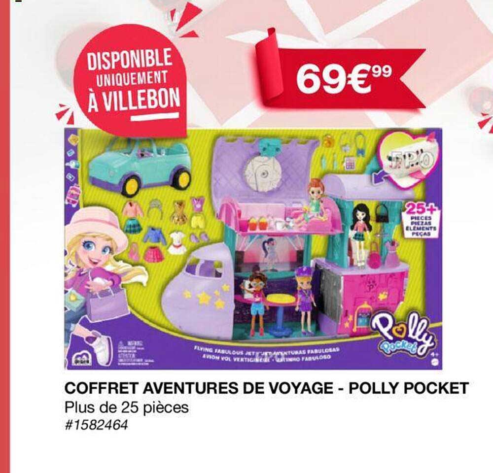 coffret aventures de voyage - polly pocket