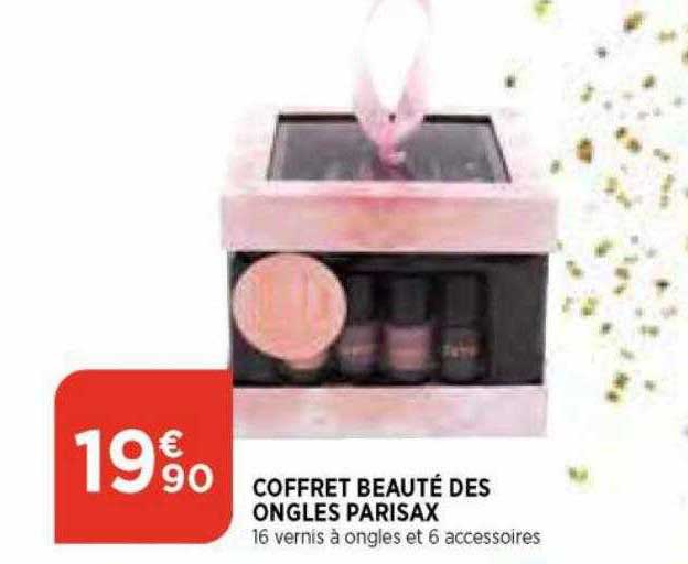 coffret beauté des ongles parisax