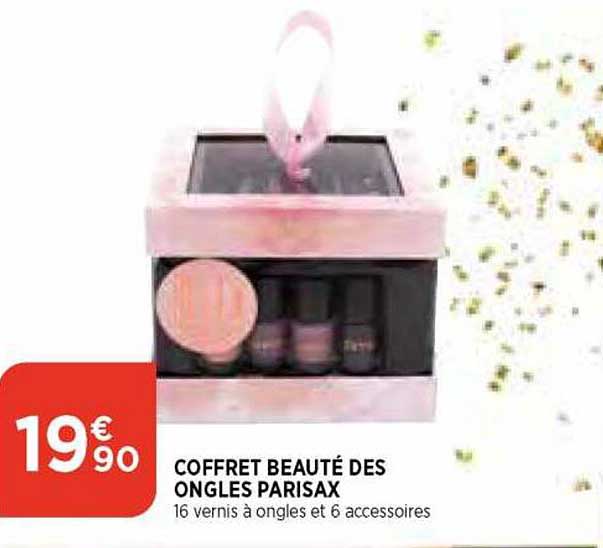 coffret beauté des ongles parisax