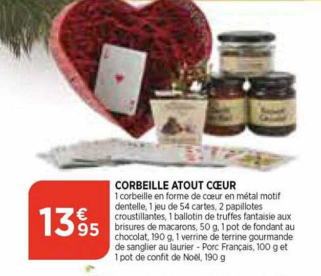 corbeille atout cœur