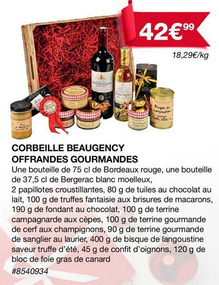 corbeille beaugency offrandes gourmandes