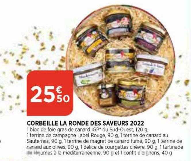 Corbeille La Ronde Des  Saveurs 2022