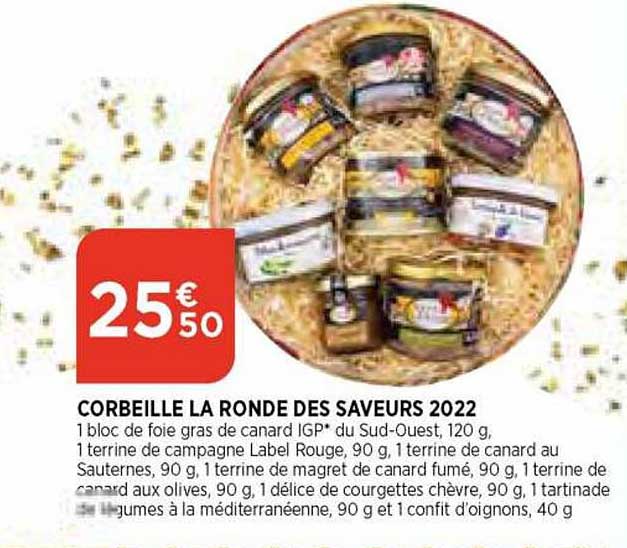Corbeille La Ronde Des Saveurs 2022