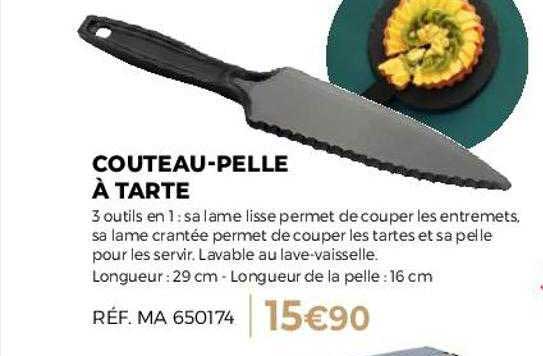 Couteau-pelle à Tarte