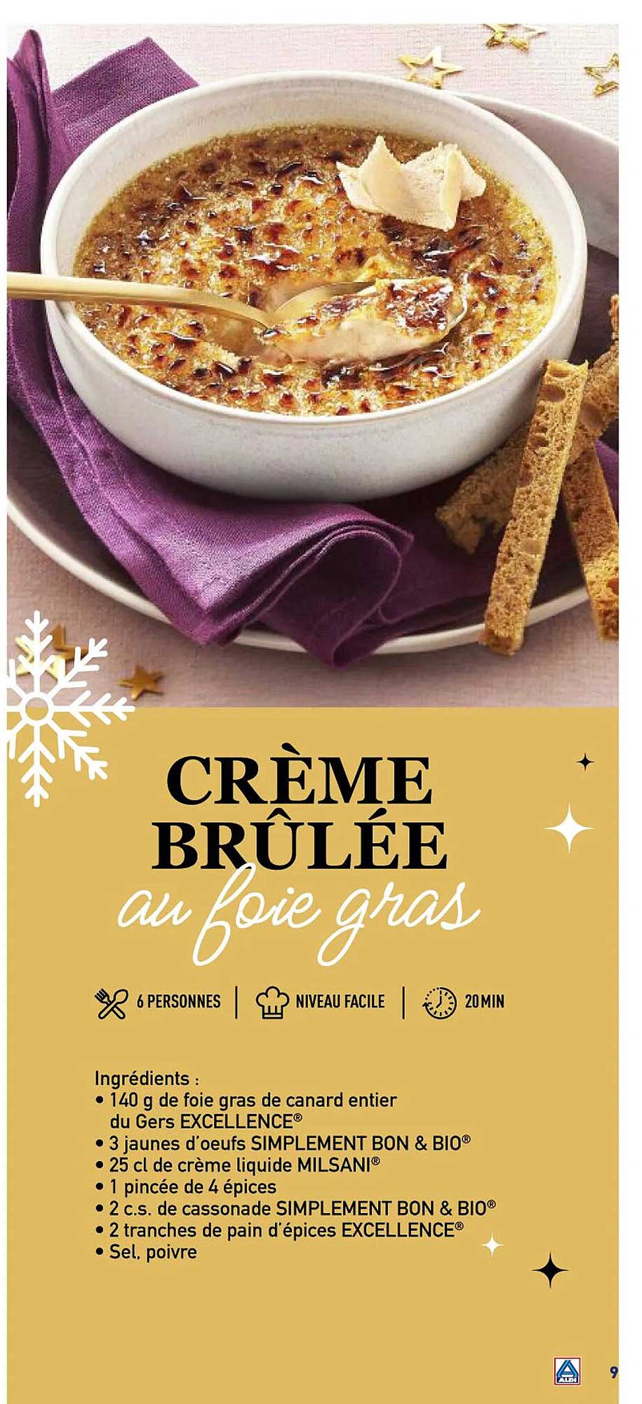 crème brûlée au foie gras