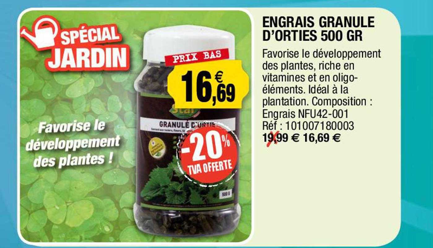 Engrais Granulé D'orties 500 Gr