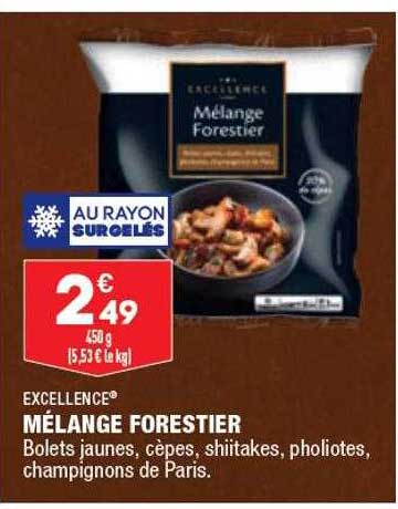 excellence mélange forestier