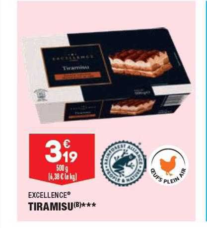 Excellence Tiramisu
