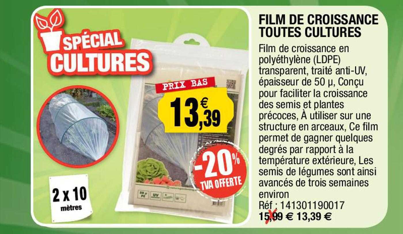 film de croissance toutes cultures