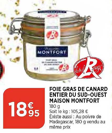 foie gras de canard entier du sud-ouest maison montfort