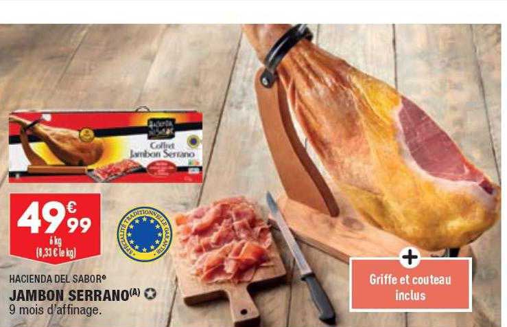 hacienda del sabor jambon serrano