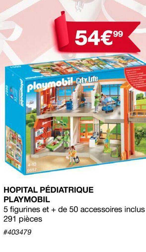 hopital pédiatrique playmobil