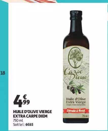 huile d'olive vierge extra carpe diem
