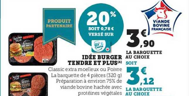 idée burger tendre et plus