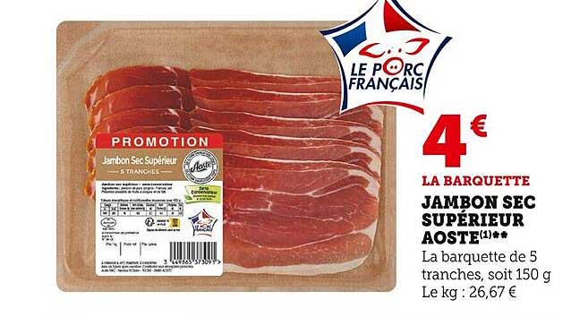Jambon Sec Supérieur Aoste