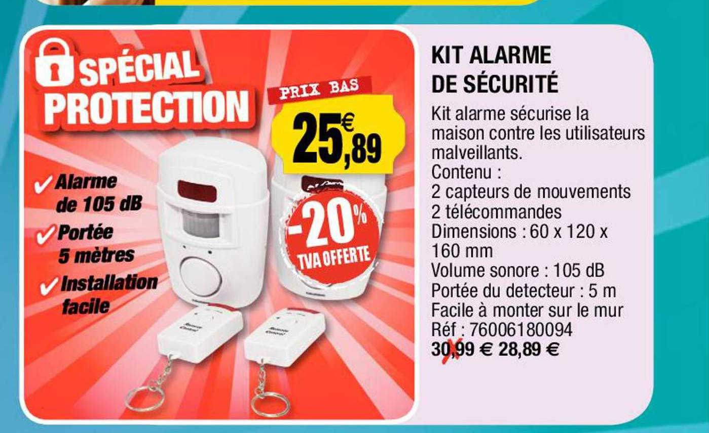 Kit Alarme De Sécurité