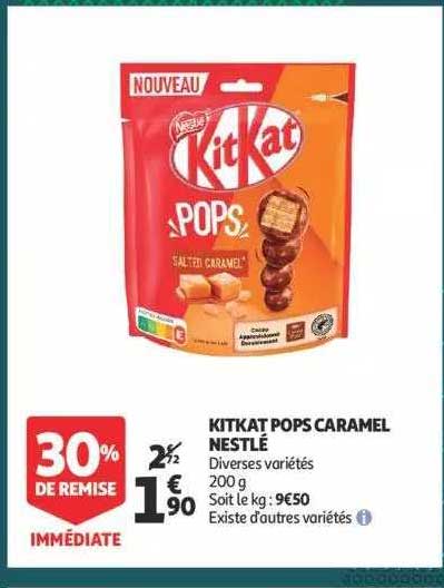 KitKat Pops Caramel Nestlé