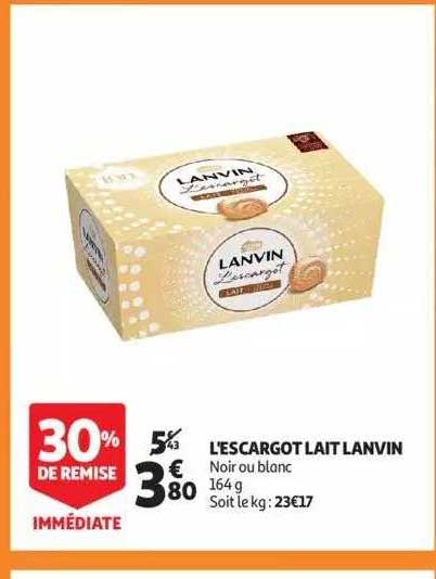 l'escargot lait lanvin