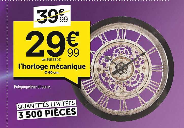 l'horloge mécanique