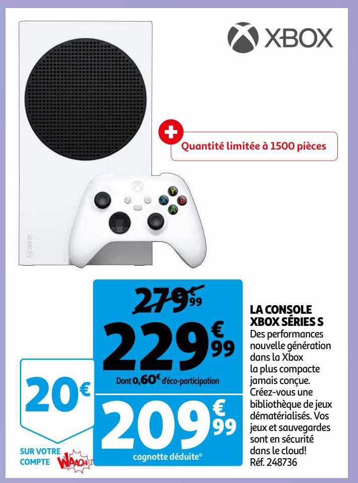la console xbox séries s