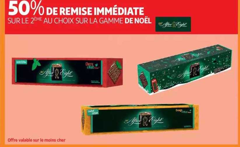 la gamme de noël after eight