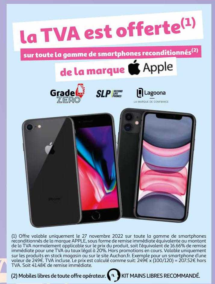 La Gamme De Smartphones Reconditionnés Apple