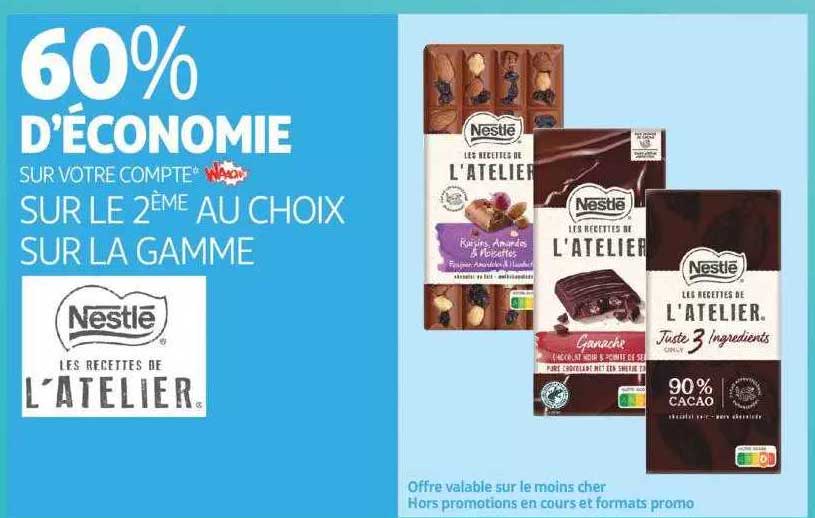 la gamme les recettes de l'atelier nestlé