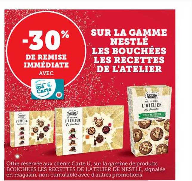 la gamme nestlé les bouchées les recettes de l'atelier