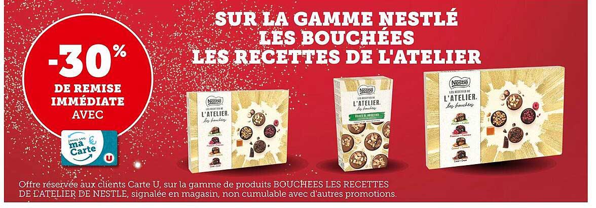 la gamme nestlé les bouchées les recettes de l'atelier