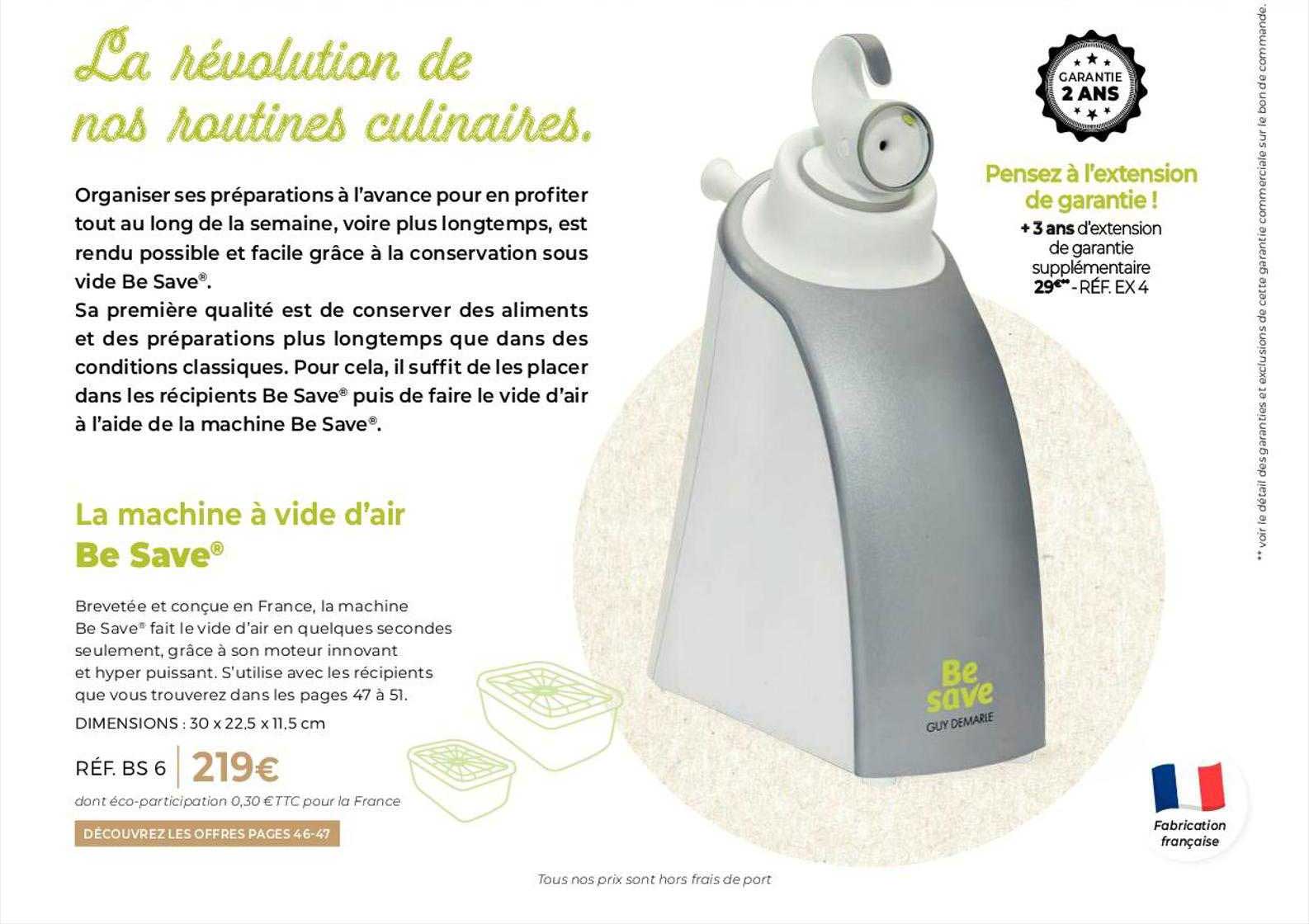 la machine à vide d'air be save