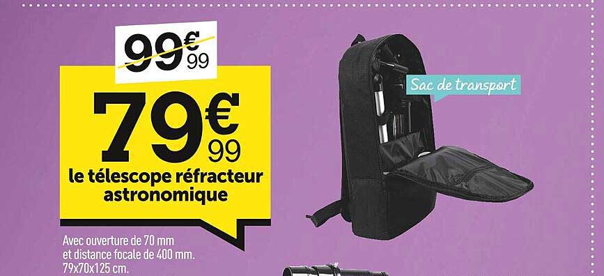 le télescope réfracteur astronomique