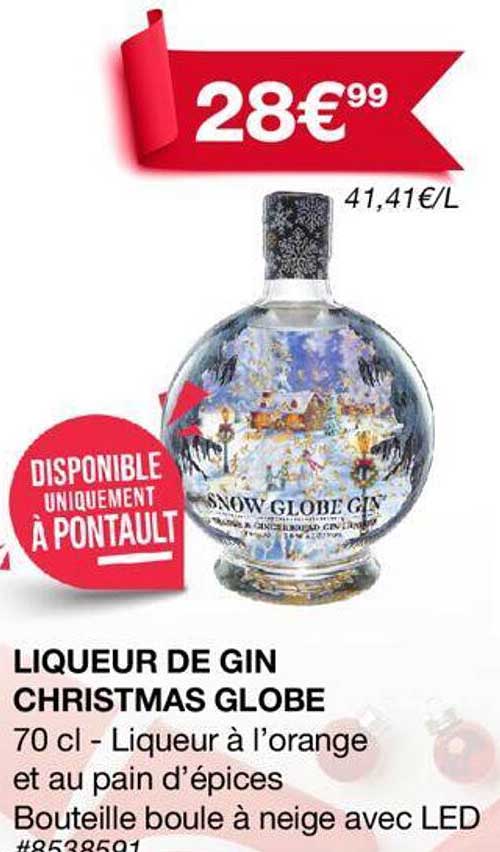 liqueur de gin christmas globe