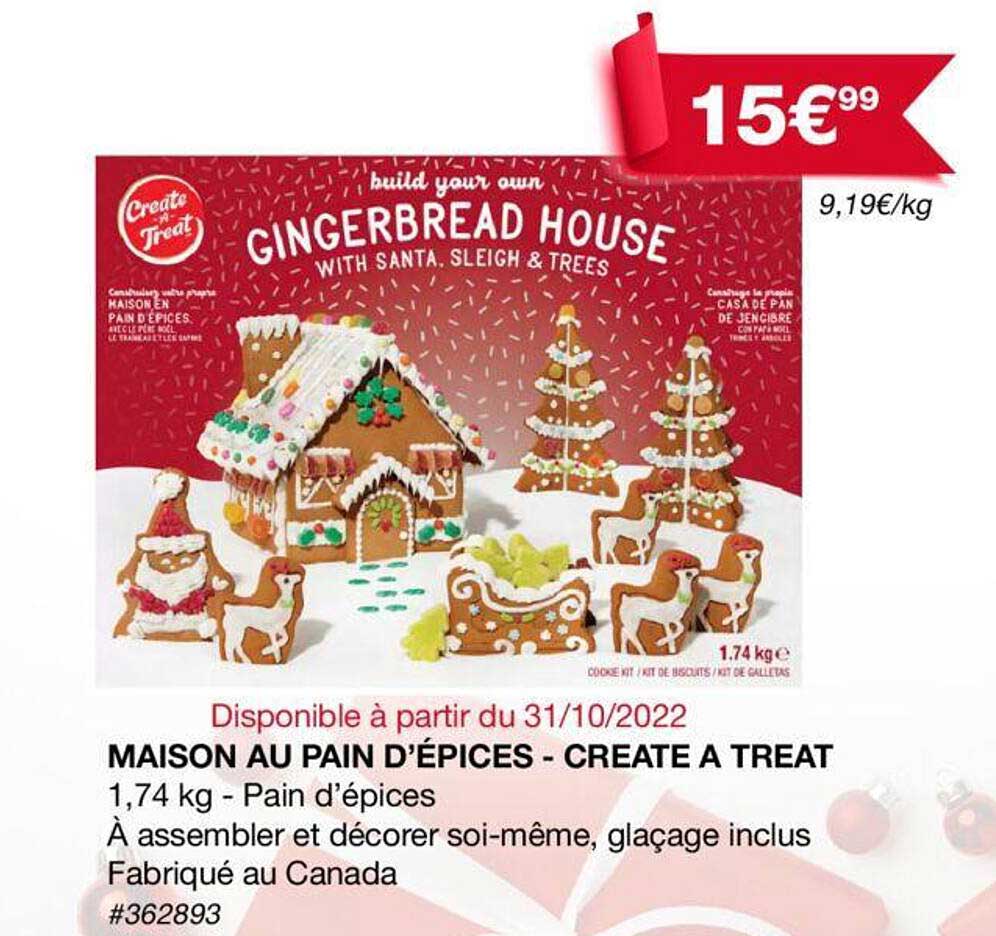 maison au pain d'épices - create a treat
