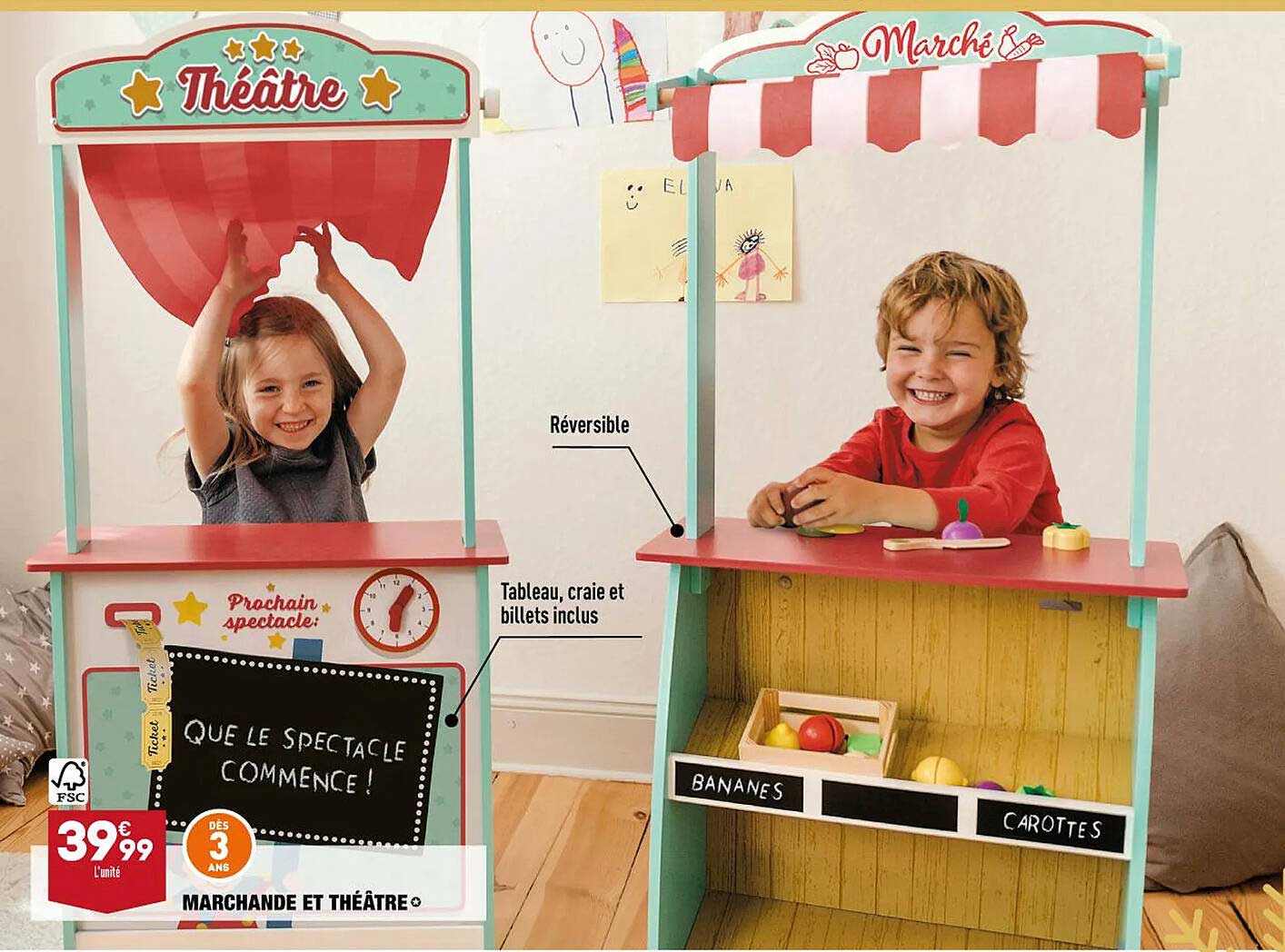 marchande et théâtre