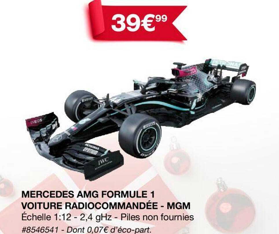 mercedes amg formule 1 voiture radiocommandée - mgm