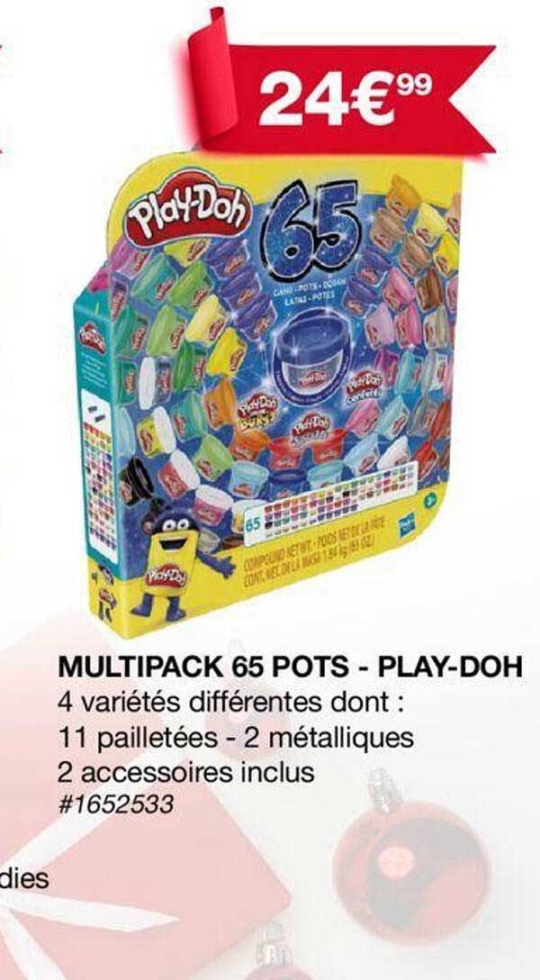 multipack 65 pots - play-doh