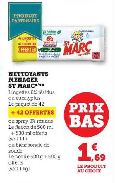 nettoyants ménager st marc