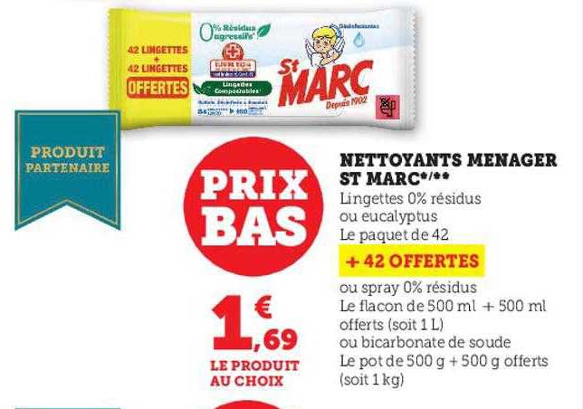 nettoyants ménager st marc