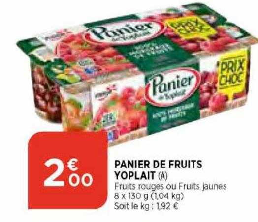 Panier De Fruits Yoplait