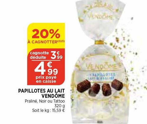 papillotes au lait vendôme