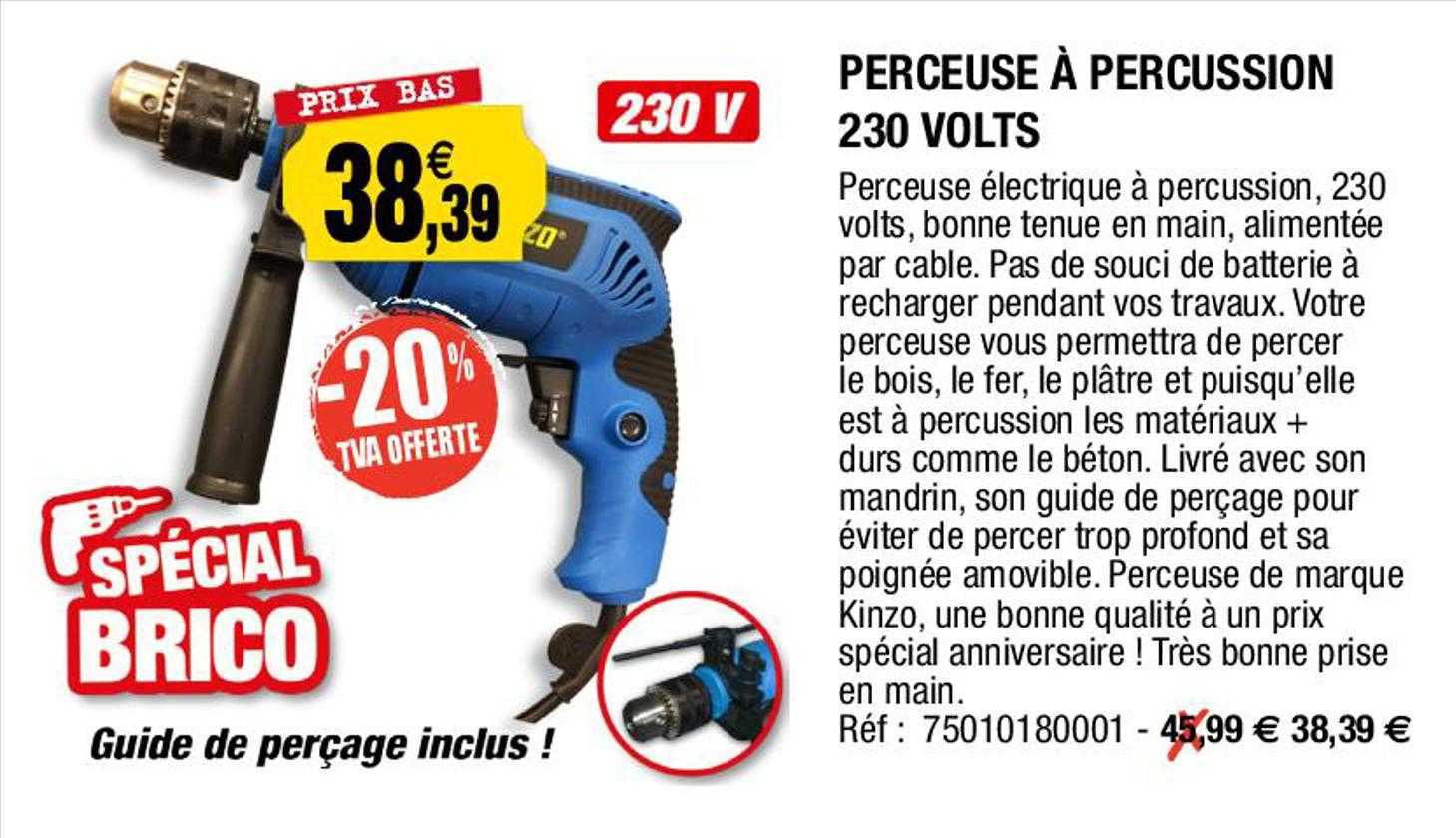 perceuse à percussion 230 volts