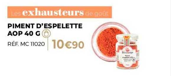piment d'espelette aop 40 g